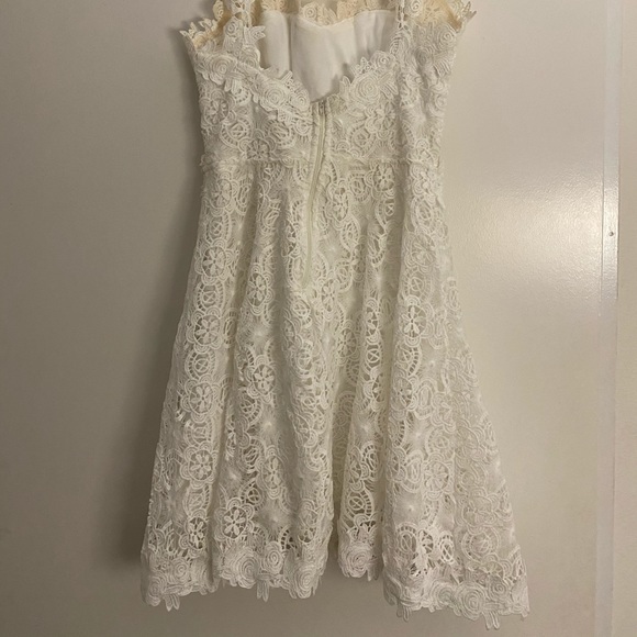 windsor white satin dress